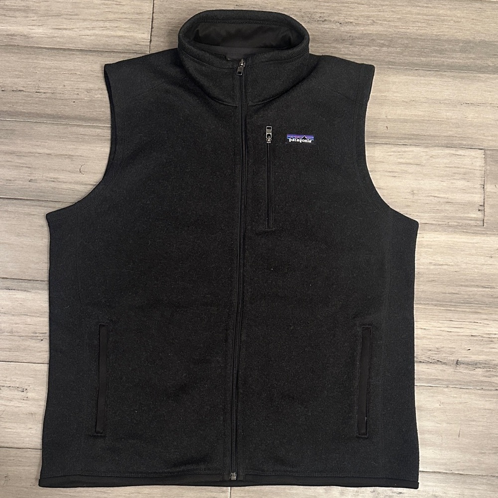 Patagonia Black Fleece Vest. New